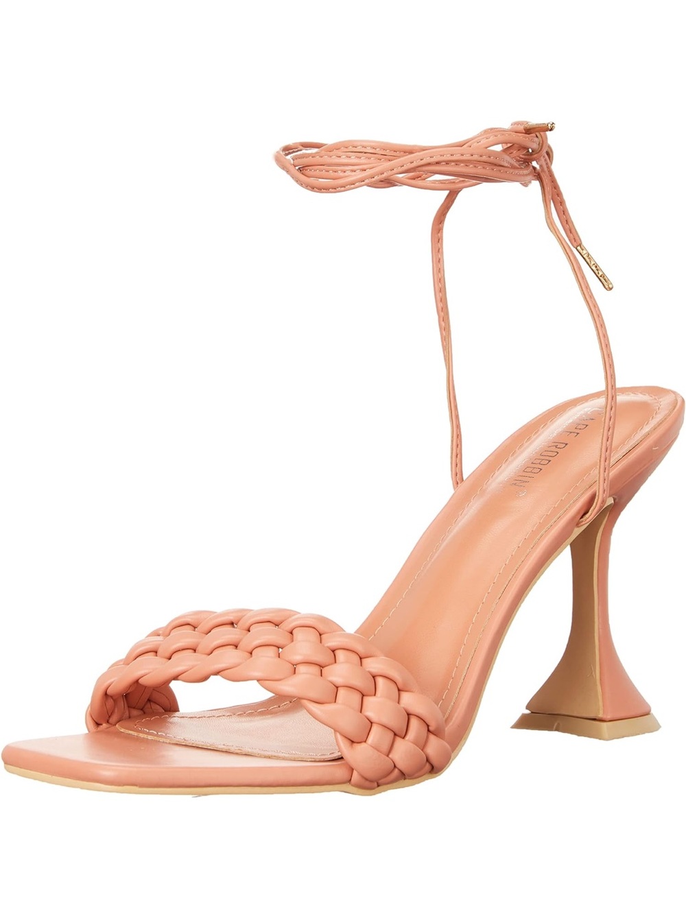 Bottega / amina muadi type strap peach heel NWOT